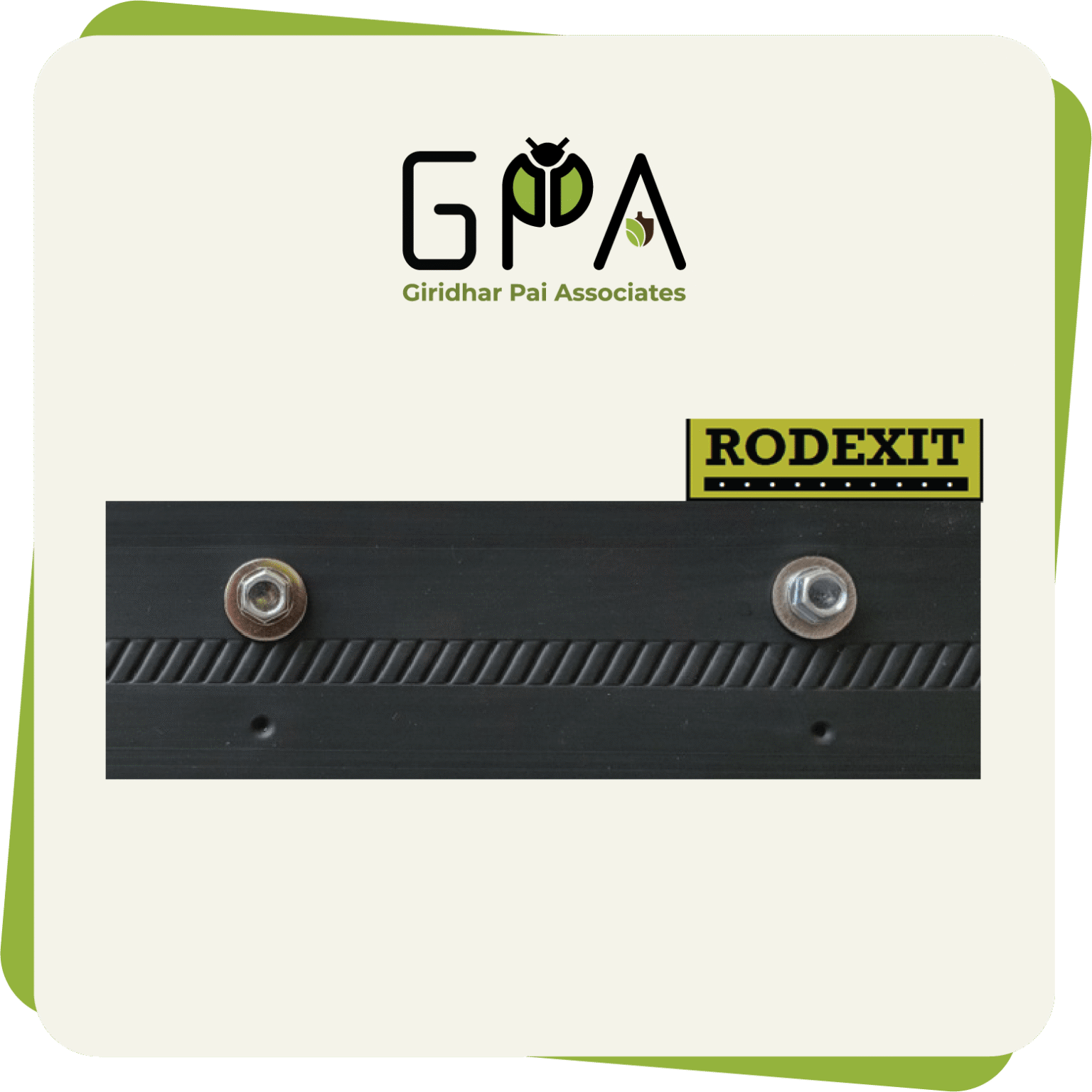 Easiest rodent proofing strip | Giridhar Pai Associates