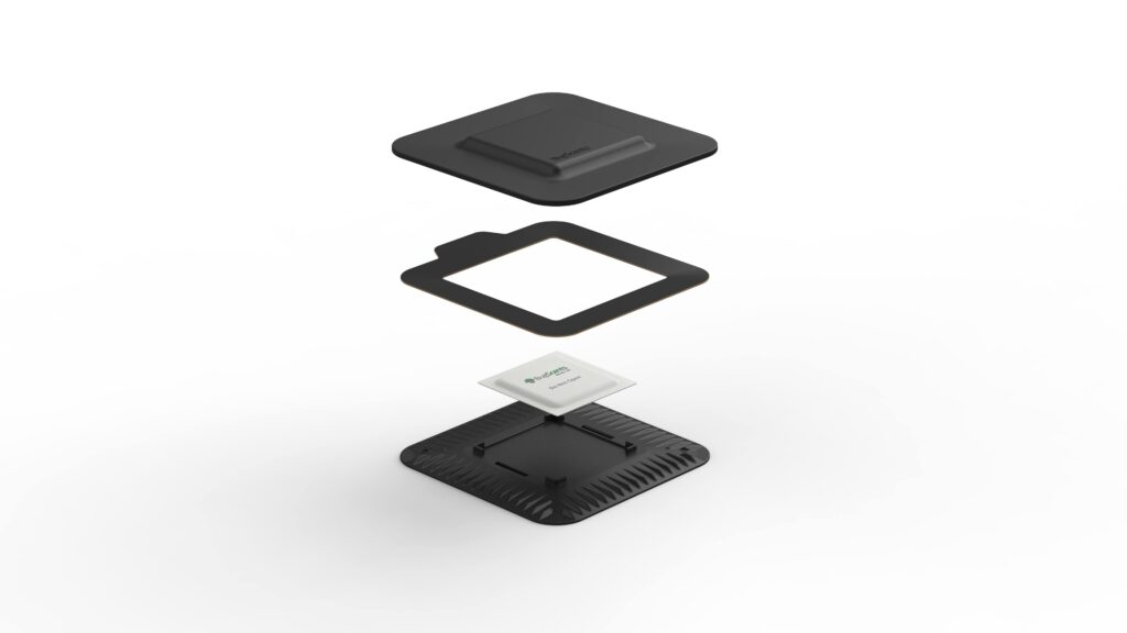 Parts of a Bugscents™ Sentry Pro Bed Bug Detection Trap